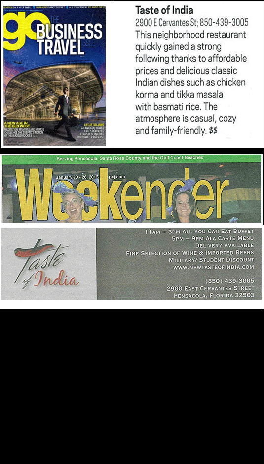 Pensacola S Authentic Indian Restaurant